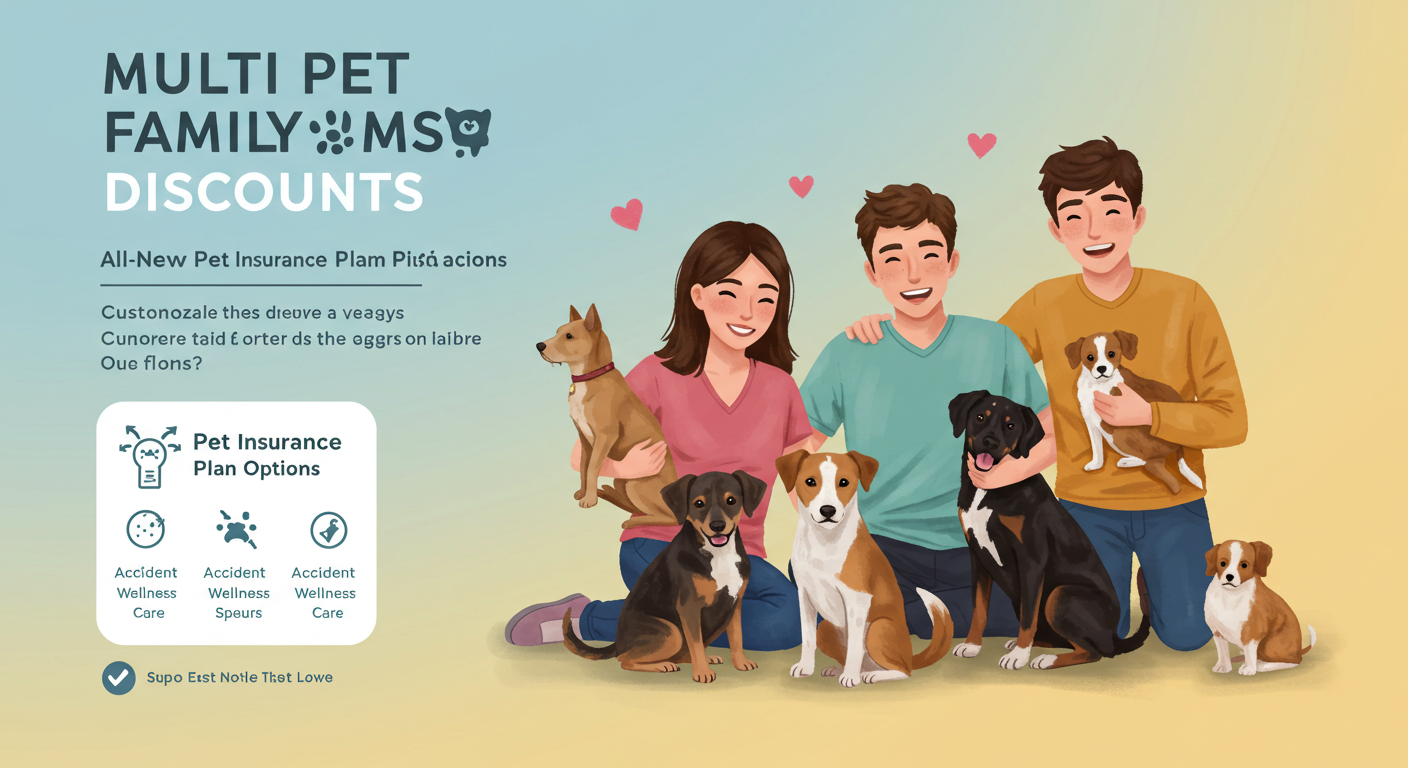 Multi Pet Family Discounts All-New Pet Insurance Plan Options -Customize and Only Pay for What Your Pet Needs!