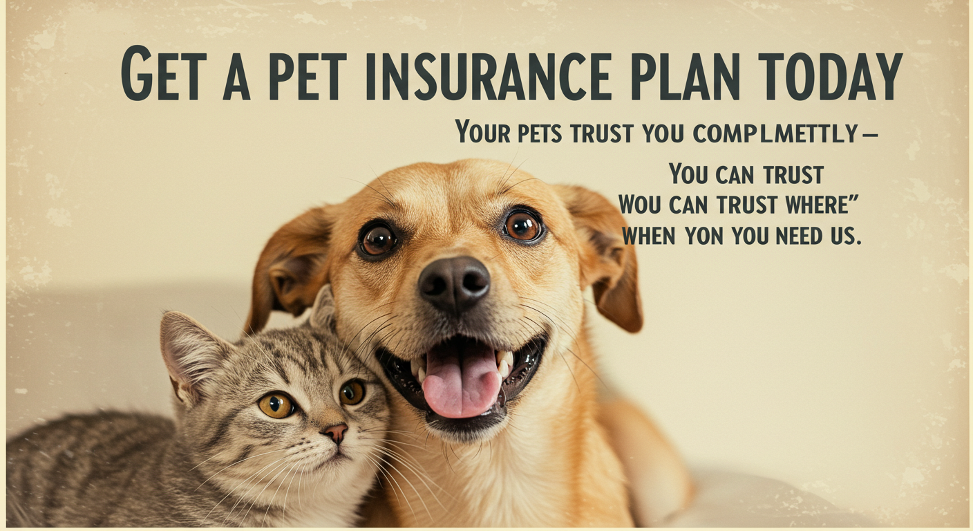 Get a Pet Insurance Plan Today. Your Pets Trust You Completely - You Can Trust We'll be There When You Need Us.