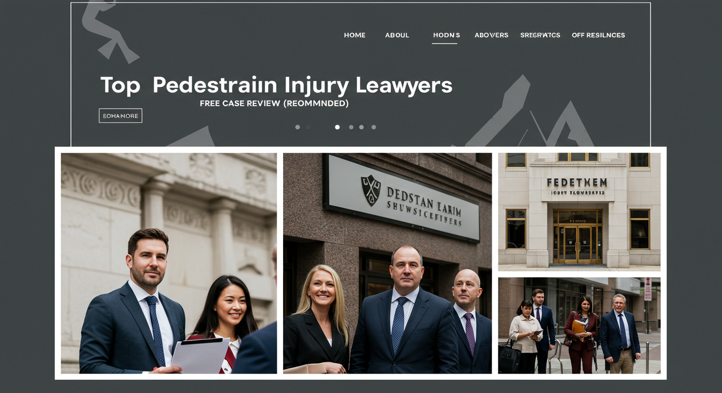 Top Pedestrian Injury Lawyers - Free Case Review (Recommended)